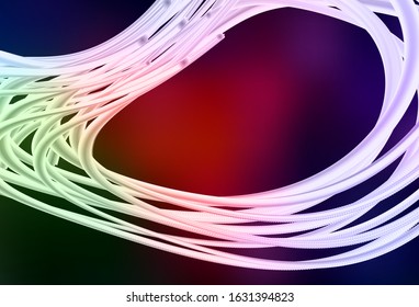 Dark Green, Red vector blurred template. Glitter abstract illustration with gradient design. Background for designs.
