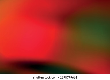 Dark Green, Red vector blurred background. An elegant bright illustration with gradient. Elegant background for a brand book.