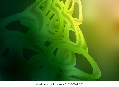 Dark Green, Red vector blurred shine abstract texture. A completely new colored illustration in blur style. New way of your design.
