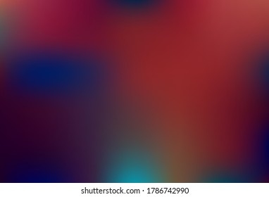 Dark Green, Red vector blurred bright template. An elegant bright illustration with gradient. The best blurred design for your business.