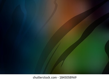 Dunkelgrüne, rote Vektorgrafik unscharfe, helle Vorlage. Kreative Illustration im Stil der Halbfone mit Farbverlauf. Eleganter Hintergrund für ein Markenbuch.