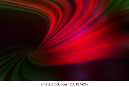 Dark Green, Red vector blurred and colored pattern. Creative illustration in halftone style with gradient. Smart design for your work.