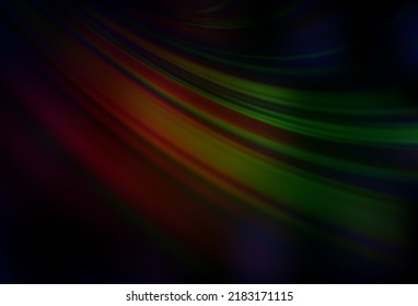 Dark Green, Red vector blurred bright template. Creative illustration in halftone style with gradient. Completely new design for your business.