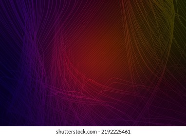 Dark Green, Red vector blurred background. Colorful illustration in abstract style with gradient. New style design for your brand book.