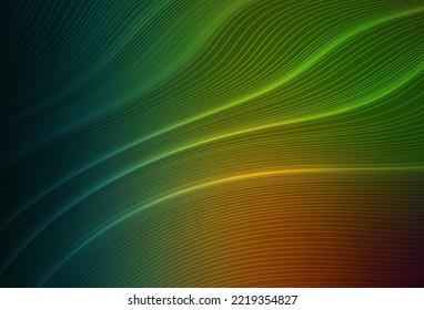 Dark Green, Red vector blurred and colored pattern. Colorful abstract illustration with gradient. New design for your business.