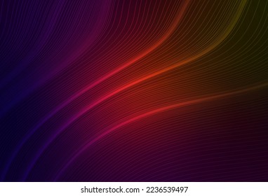 Dark Green, Red vector blurred shine abstract texture. A completely new colored illustration in blur style. The best blurred design for your business.