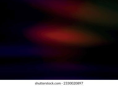 Verde oscuro, patrón borroso del vector rojo. Ilustración colorida abstracta con gradiente. Fondo para los diseños.
