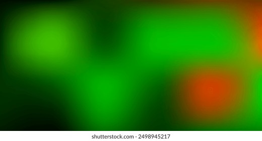 Verde oscuro, fondo borroso del Vector rojo. Difumina la ilustración colorida en un estilo completamente nuevo. La mejor opción para su diseño.
