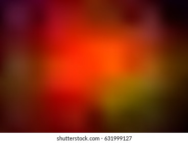 Dark Green, Red vector blurred shine abstract background. Shining colored illustration in a brand-new style. The template can be used as a background of a cell phone.