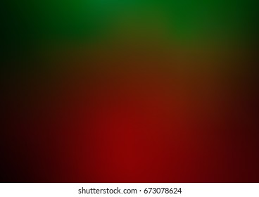 Dark Green, Red vector blurred and colored pattern. Creative illustration in halftone style with gradient. The elegant pattern can be used as part of a brand book.