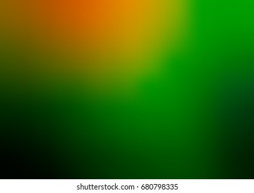 Dark Green, Red vector blurred bright pattern. Creative illustration in halftone style with gradient. A completely new design for your business.