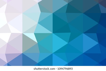 Dark Green, Red vector blurry triangle template. A completely new color illustration in a  polygonal style. Triangular pattern for your business design.