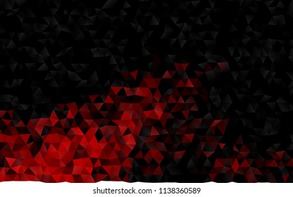 Dark Green, Red vector blurry triangle background. Shining illustration, which consist of triangles. A new texture for your design.