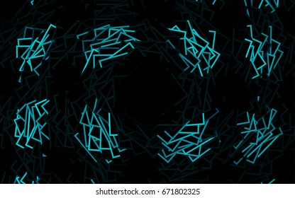 Dark Green, Red vector blurry rectangular background. Geometric background in square style with gradient. The pattern can be used for brand-new background.