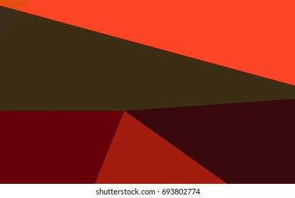 Dark Green, Red vector blurry triangle pattern. Shining colored illustration in a brand-new style. Brand-new design for your business.