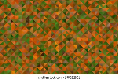 Dark Green, Red vector blurry triangle background. Creative illustration in halftone style with gradient. The elegant pattern can be used as part of a brand book.