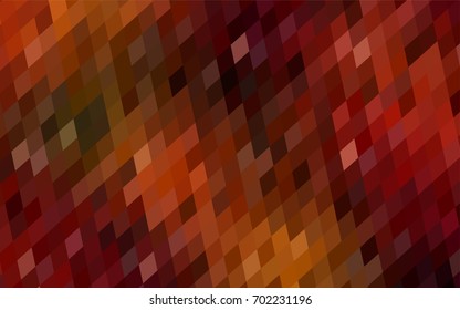 Dark Green, Red vector blurry rectangular background. Geometric background in square style with gradient. The pattern can be used for brand-new background.