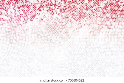 Dark Green, Red vector blurry rectangular background. Geometric background in square style with gradient. The pattern can be used for brand-new background.