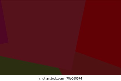 Dark Green, Red vector blurry rectangular background. Geometric background in square style with gradient. The pattern can be used for brand-new background.