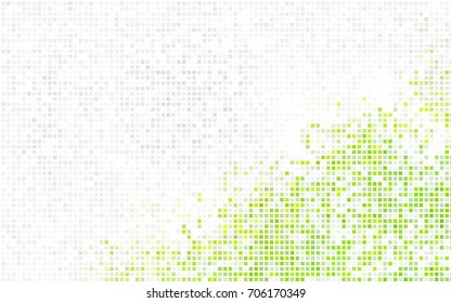 Dark Green, Red vector blurry rectangular background. Geometric background in square style with gradient. The pattern can be used for brand-new background.