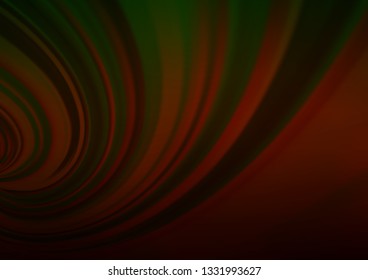 Dark Green, Red vector bokeh template. An elegant bright illustration with gradient. The elegant pattern for brand book.
