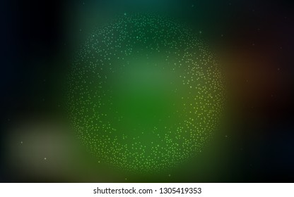 Dark Green, Red vector colorful blur backdrop. Colorful abstract illustration with gradient. Elegant background for a brand book.
