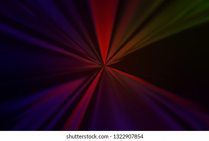 Dark Green, Red vector colorful blur background. Colorful illustration in abstract style with gradient. New way of your design.