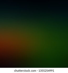 Dark Green, Red vector colorful blur backdrop. Abstract illustration with gradient blur design. Elegant background for websites.