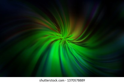 Dark Green, Red vector colorful abstract texture. An elegant bright illustration with gradient. New style for your business design.