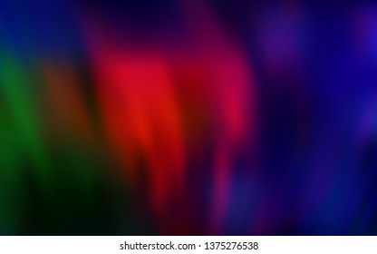 Dark Green, Red vector colorful abstract background. Abstract colorful illustration with gradient. Background for designs.