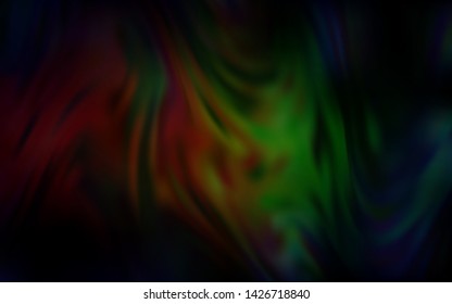 Dark Green, Red vector colorful abstract background. Colorful illustration in abstract style with gradient. New style for your business design.