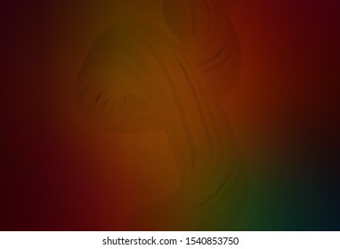 Dark Green, Red vector colorful abstract texture. An elegant bright illustration with gradient. New style for your business design.