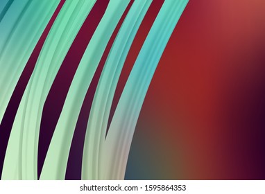 Dark Green, Red vector colorful abstract background. Colorful abstract illustration with gradient. The best blurred design for your business.