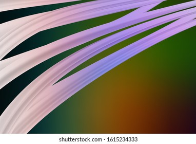 Dark Green, Red vector colorful abstract background. Modern abstract illustration with gradient. Blurred design for your web site.