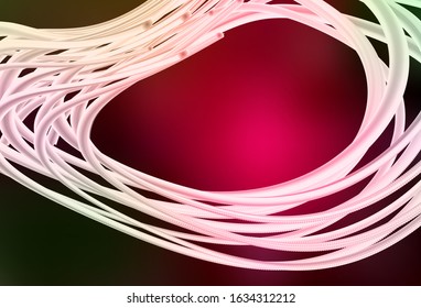 Dark Green, Red vector colorful abstract background. Colorful illustration in abstract style with gradient. Smart design for your work.