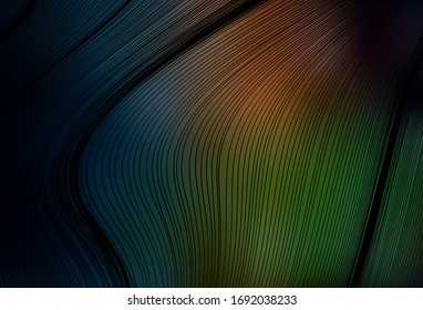Dark Green, Red vector colorful blur backdrop. Shining colorful illustration in smart style. Smart design for your work.