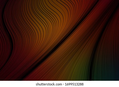 Dark Green, Red vector colorful blur backdrop. An elegant bright illustration with gradient. Blurred design for your web site.