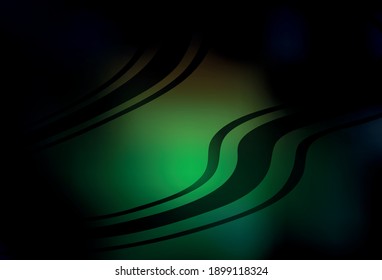 Verde oscuro, fondo abstracto de color vectorial rojo. Una ilustración de color completamente nueva en un estilo borroso. Marco elegante para un libro de marca.