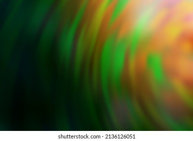 Dark Green, Red vector colorful abstract background. An elegant bright illustration with gradient. Completely new design for your business.