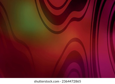 Oscuro Verde, rojo vector, colorido fondo de borrosidad. Ilustración colorida brillante de estilo inteligente. Nuevo diseño para su negocio.