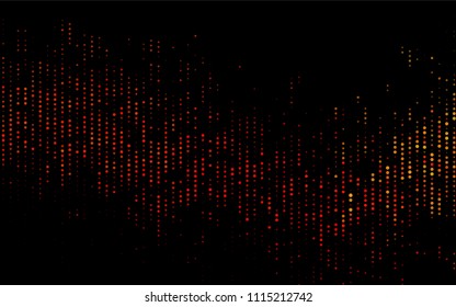 Dark Green, Red vector  cover with spots. Modern abstract illustration with colorful water drops. Completely new template for your brand book.
