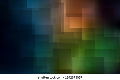 Dark Green, Red vector cover with stright stripes. Shining colored illustration with sharp stripes. Pattern for your busines websites.