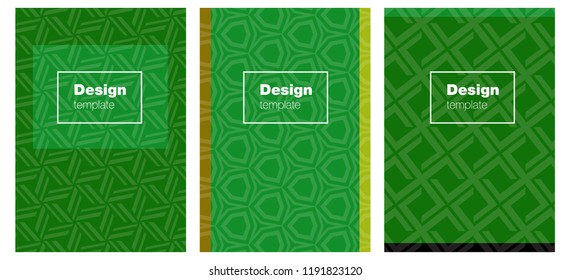 Dark Green, Red vector cover for notebooks. Web interface on abstract background with colorful gradient. Pattern for leaflets, booklets.