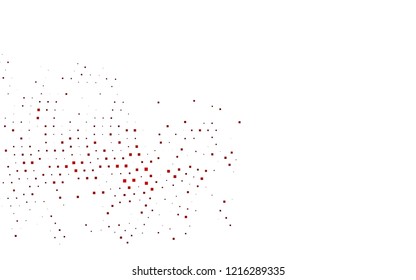 Dark Green, Red vector cover in polygonal style. Decorative design in abstract style with rectangles. Pattern can be used for websites.