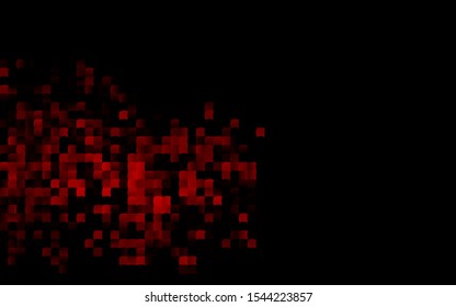 Dark Green, Red vector cover in polygonal style. Modern abstract illustration with colorful rectangles. Pattern can be used for websites.