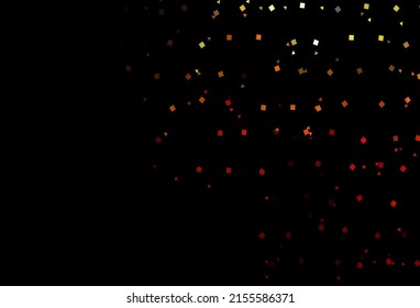 Verde oscuro, cubierta vectorial roja en estilo poligonal con círculos. Círculos, líneas, rhombus con gradiente colorido. Plantilla moderna para su página de inicio.