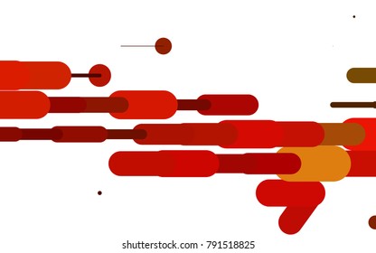 Dark Green, Red vector cover with rounded stripes. Shining colored illustration with rounded stripes. The pattern can be used for medical ad, booklets, leaflets