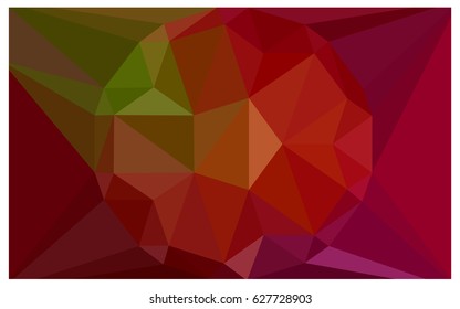 Dark Green, Red vector diamond Pattern. Geometric Gemstone sample. Repeating template with a gem in center. Jewelry gems texture for your design. Pattern can be used for background.