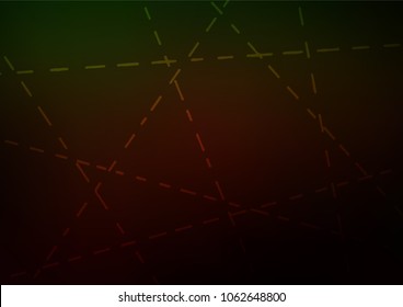 Dark Green, Red vector doodle blurred pattern. Colorful illustration in abstract style with doodles and Zen tangles. The pattern can be used for coloring books and pages for kids.