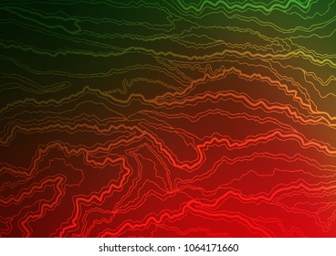 Dark Green, Red vector doodle blurred template. Sketchy hand drawn doodles on blurred background. The doodle design can be used for your web site.